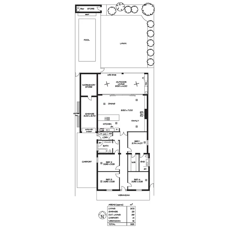 Floorplan of Homely house listing, 10 Dove Street, Thebarton SA 5031