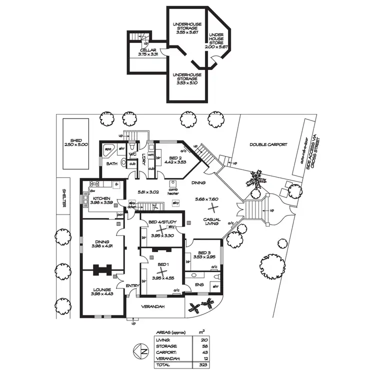 Floorplan of Homely house listing, 12 Main Street, Lockleys SA 5032