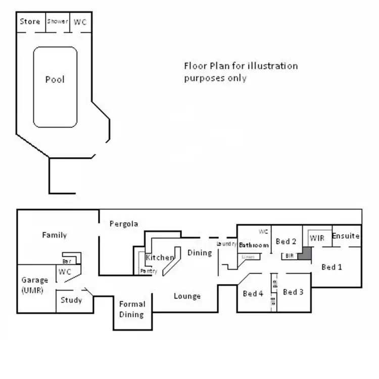Floorplan of Homely rural property listing, 56 Woodlands Road, Yahl SA 5291