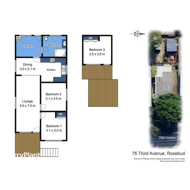 Floorplan of Homely house listing, 76 Third Avenue, Rosebud VIC 3939