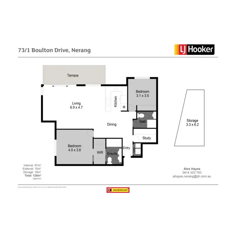 Floorplan of Homely apartment listing, 73/1 Boulton Drive, Nerang QLD 4211