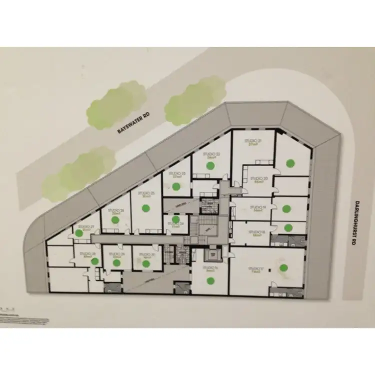 Floorplan of Homely studio listing, 23/2-14 Bayswater Road, Potts Point NSW 2011