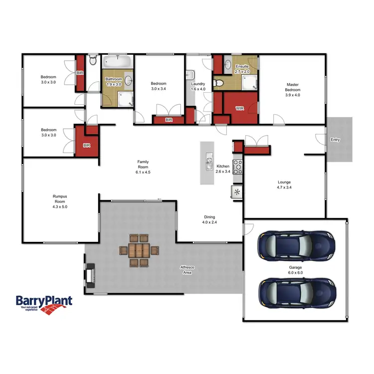Floorplan of Homely house listing, 13 Bemm Drive, Morwell VIC 3840