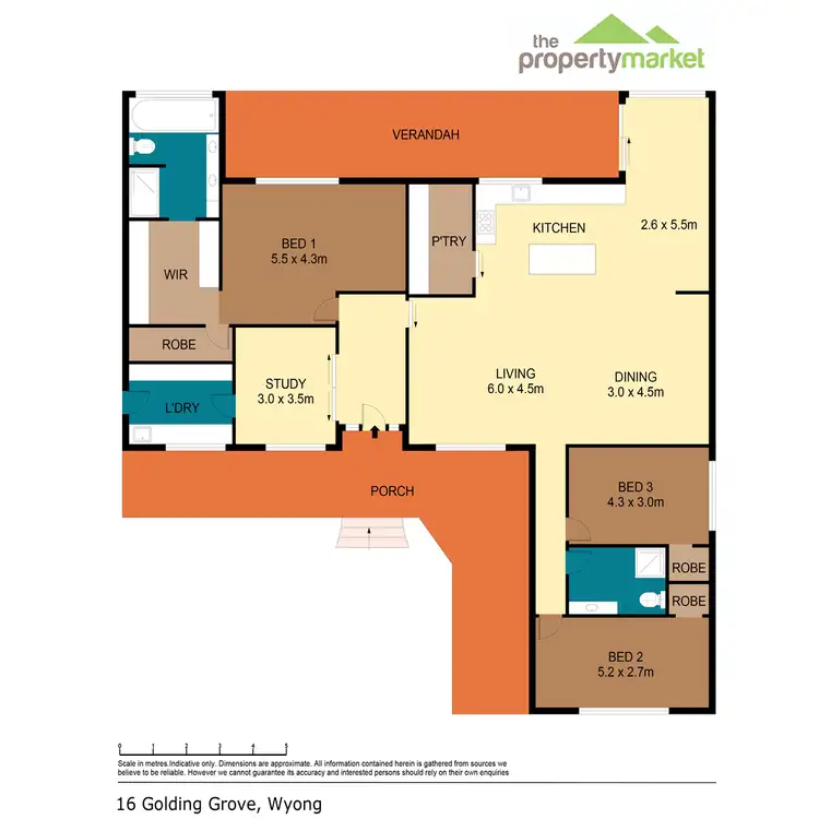 Floorplan of Homely house listing, 16 Golding Grove, Wyong NSW 2259