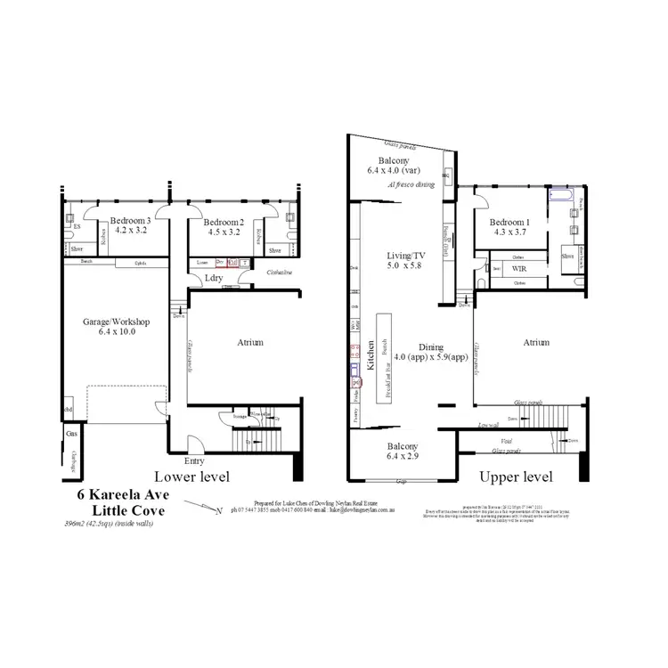 Floorplan of Homely house listing, 6 Kareela Avenue, Noosa Heads QLD 4567