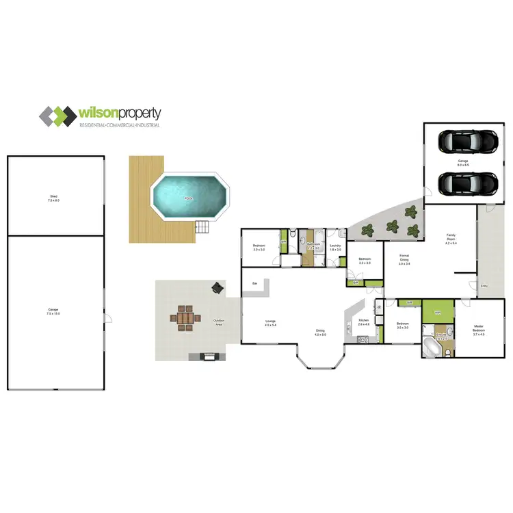 Floorplan of Homely house listing, 60 McNairn Road, Traralgon VIC 3844