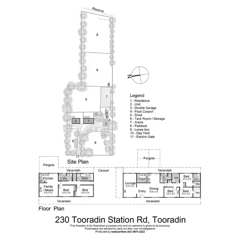 Floorplan of Homely rural property listing, 230 Tooradin Station Road, Tooradin VIC 3980