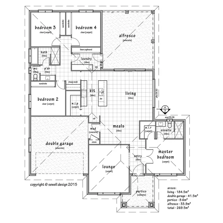 Floorplan of Homely house listing, 8 Opperman Street, Boorooma NSW 2650