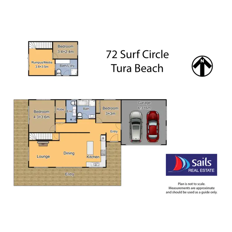 Floorplan of Homely house listing, 72 Surf Circle, Tura Beach NSW 2548