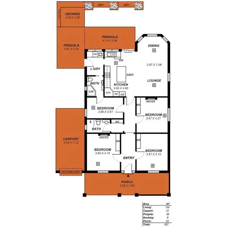 Floorplan of Homely house listing, 15 Ian Street, Broadview SA 5083