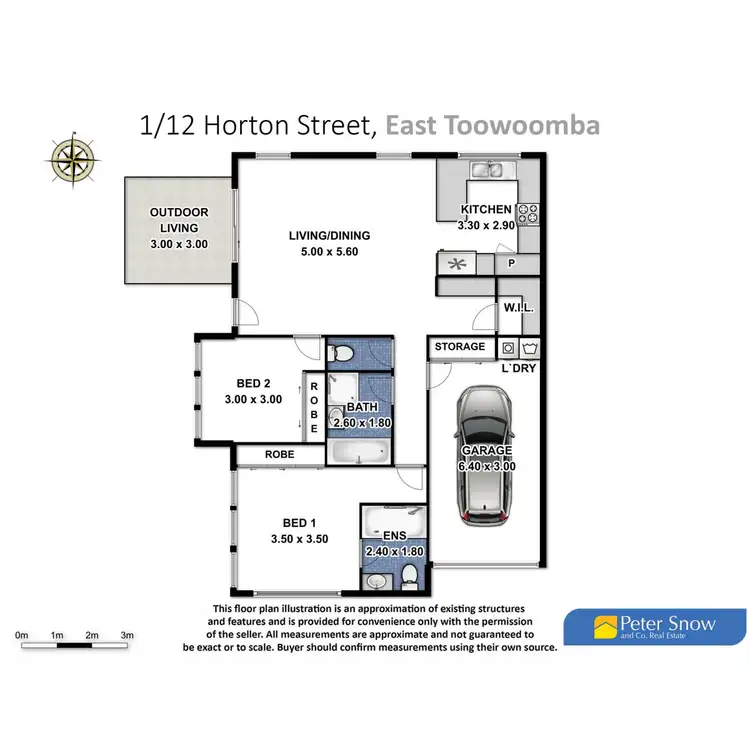 Floorplan of Homely apartment listing, 1/12 Horton Street, East Toowoomba QLD 4350