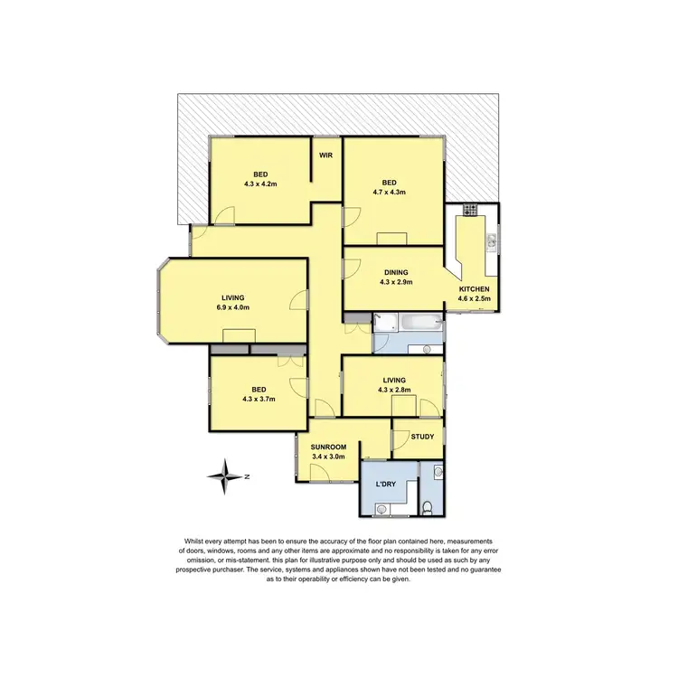 Floorplan of Homely house listing, 22 Grant Street, Colac VIC 3250