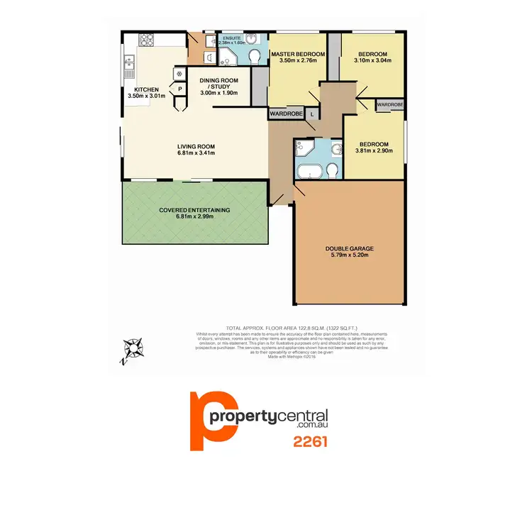 Floorplan of Homely house listing, 10 Emerald Place, Berkeley Vale NSW 2261