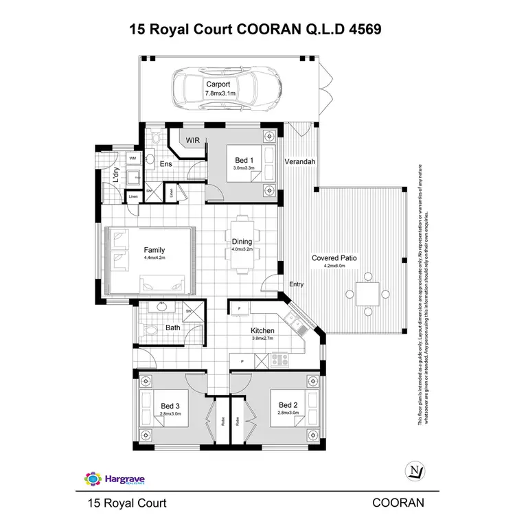 Floorplan of Homely house listing, 15 Royal Court, Cooran QLD 4569