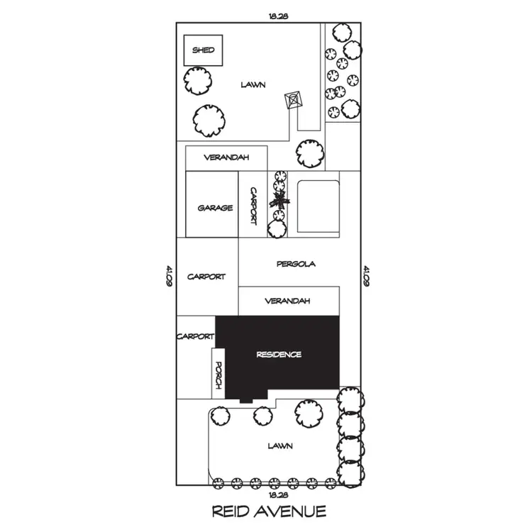Floorplan of Homely house listing, 88 Reid Avenue, Magill SA 5072