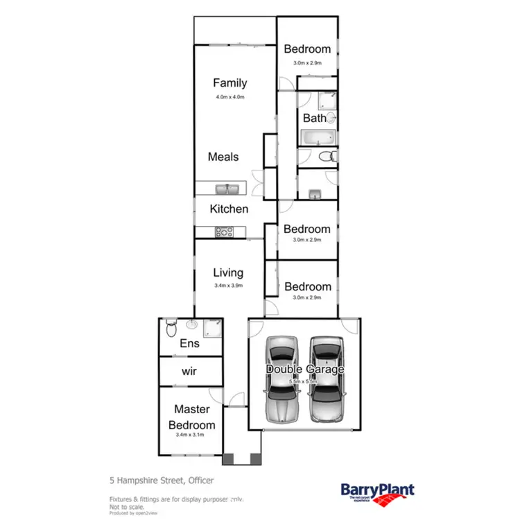Floorplan of Homely house listing, 5 Hampshire Street, Officer VIC 3809