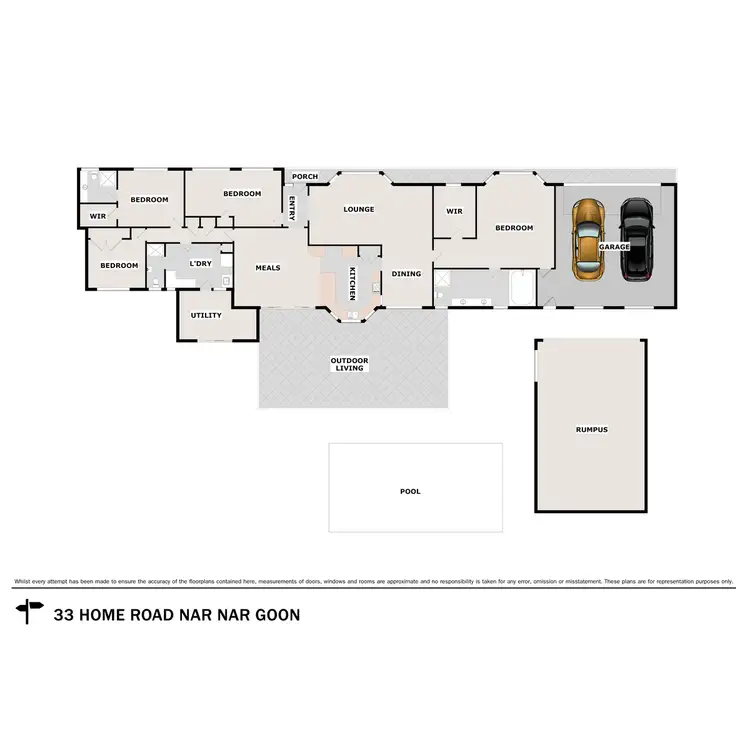 Floorplan of Homely house listing, 33 Home Road, Nar Nar Goon VIC 3812