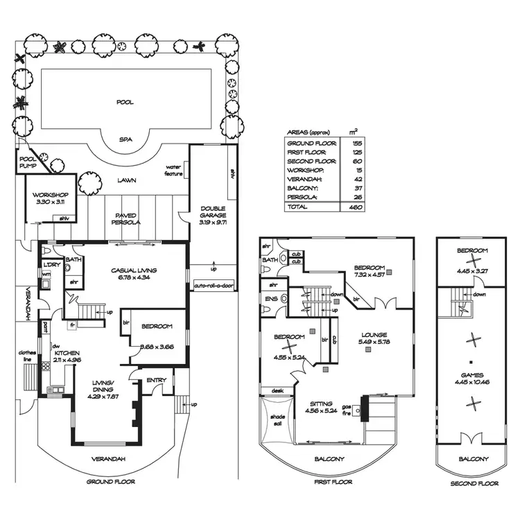 Floorplan of Homely house listing, 5 Gurrs Road, Brighton SA 5048