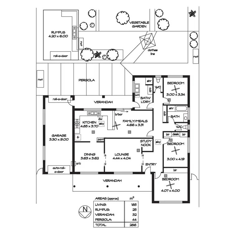 Floorplan of Homely house listing, 4 Goodwin Street, Newton SA 5074