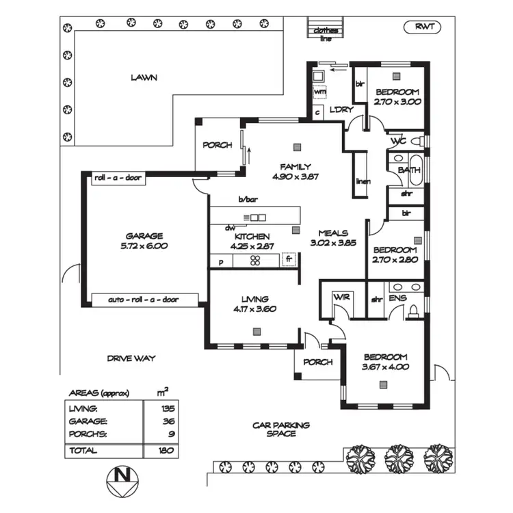Floorplan of Homely house listing, 5A Condada Avenue, Park Holme SA 5043