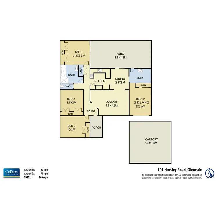 Floorplan of Homely house listing, 101 Hursley Road, Glenvale QLD 4350