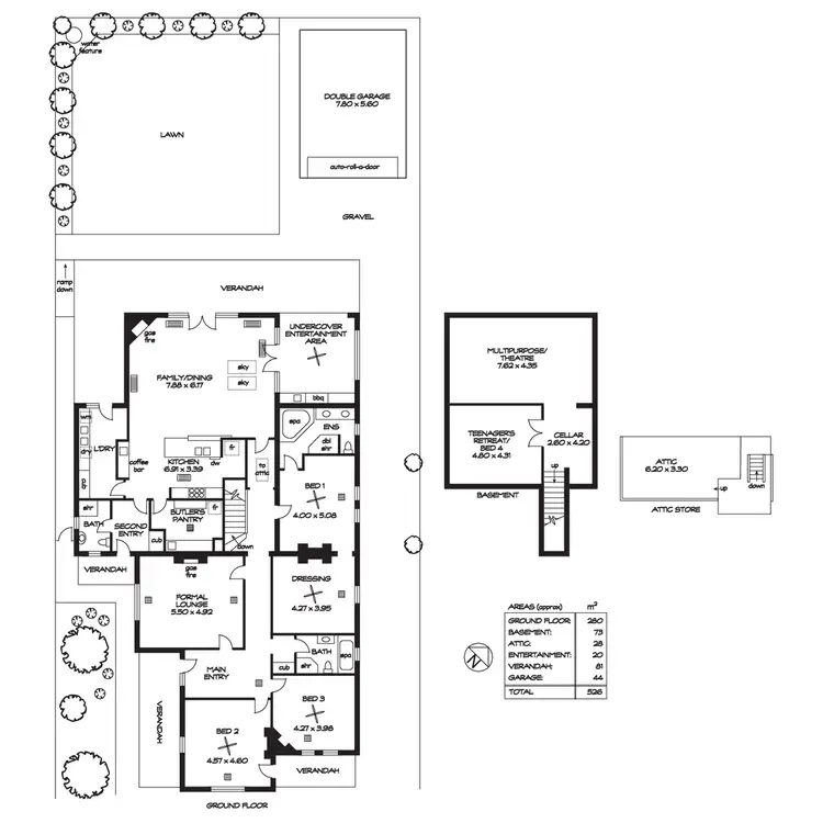 Floorplan of Homely house listing, 126 First Avenue, Joslin SA 5070