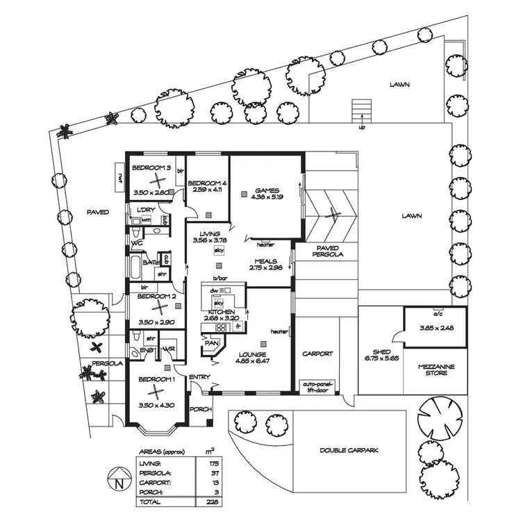 Floorplan of Homely house listing, 7 Gamay Drive, Old Reynella SA 5161