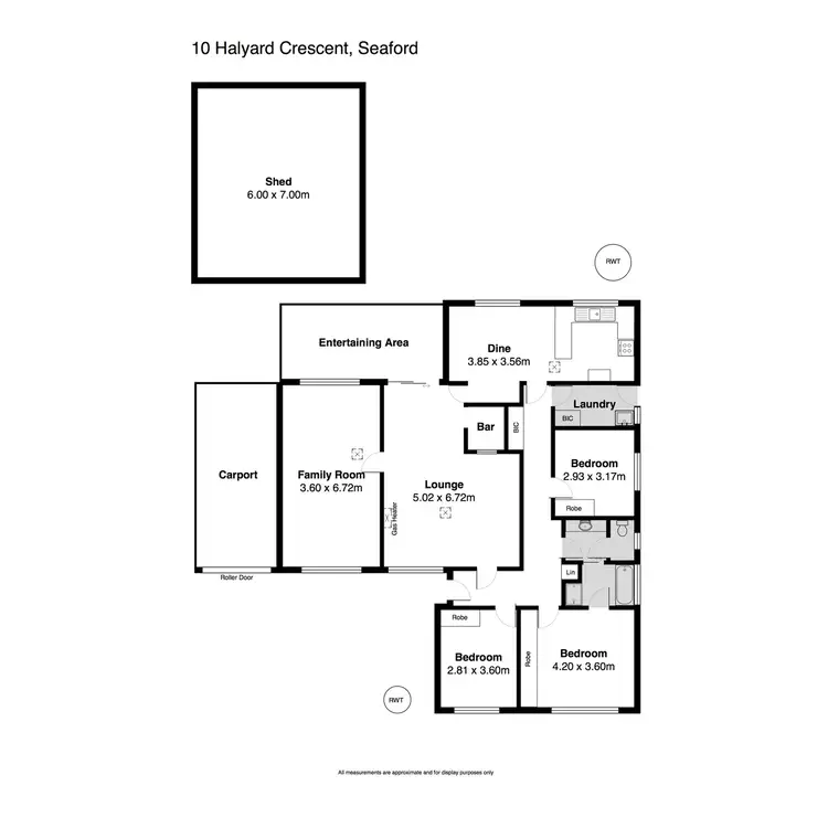 Floorplan of Homely house listing, 10 Halyard Crescent, Seaford SA 5169