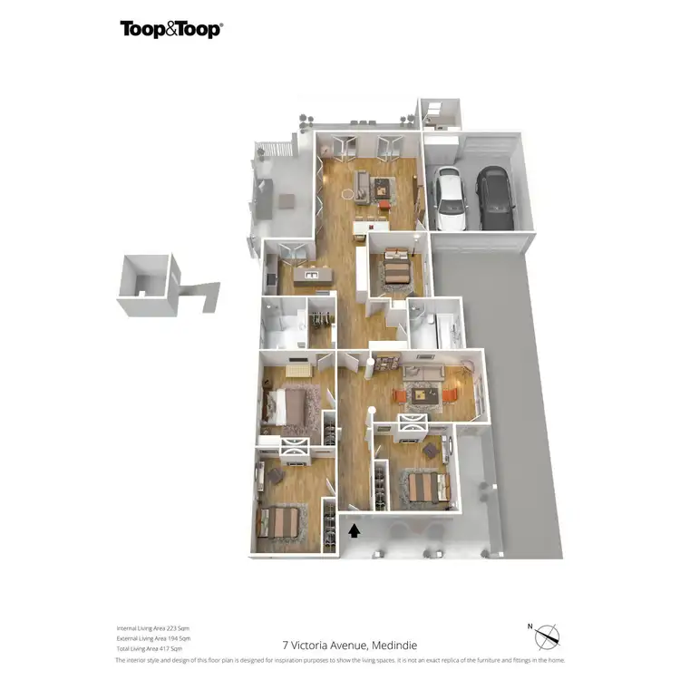 Floorplan of Homely house listing, 7 Victoria Avenue, Medindie SA 5081