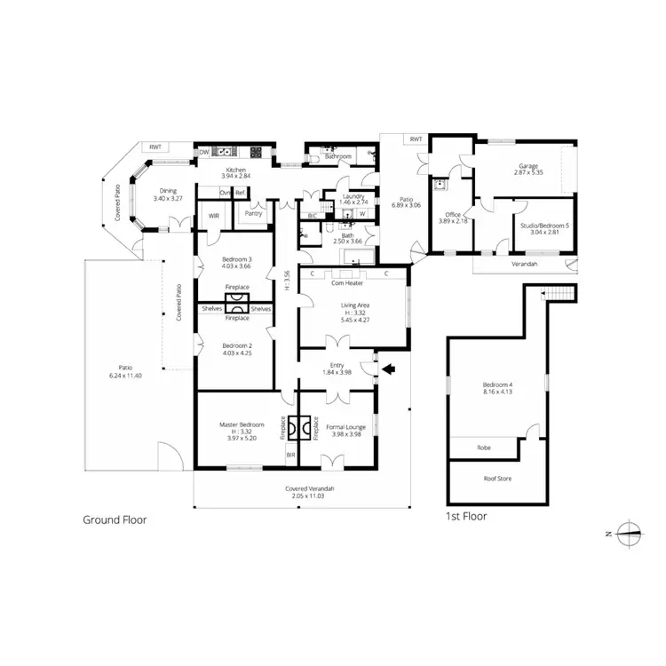 Floorplan of Homely house listing, 2 Llewelyn Terrace, Hawthorn SA 5062