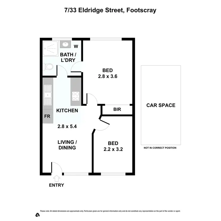 Floorplan of Homely apartment listing, 7/33 Eldridge Street, Footscray VIC 3011