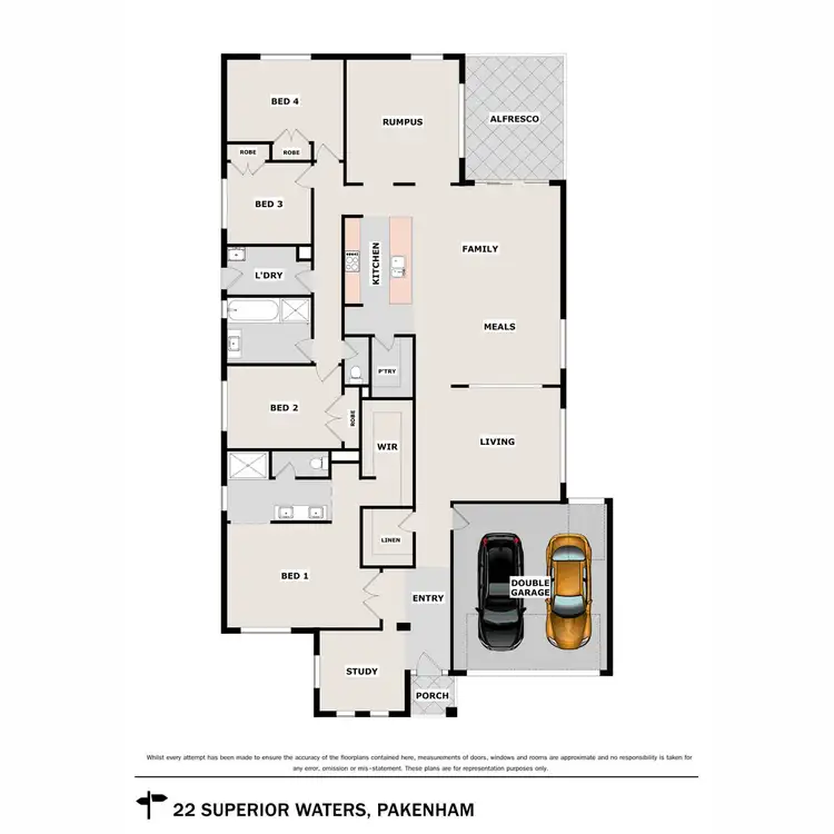 Floorplan of Homely house listing, 22 Superior Waters, Pakenham VIC 3810