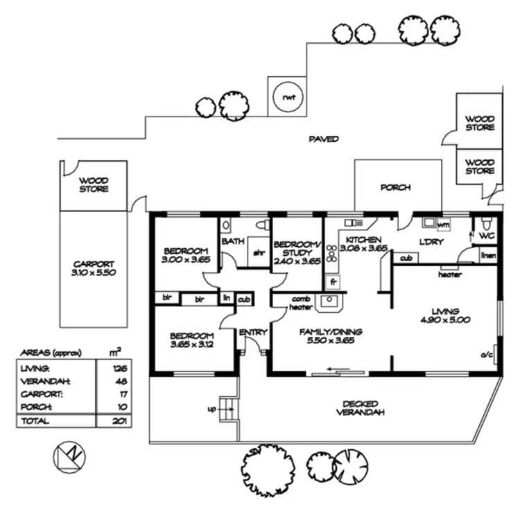 Floorplan of Homely house listing, 10B Drummond Road, Woodside SA 5244