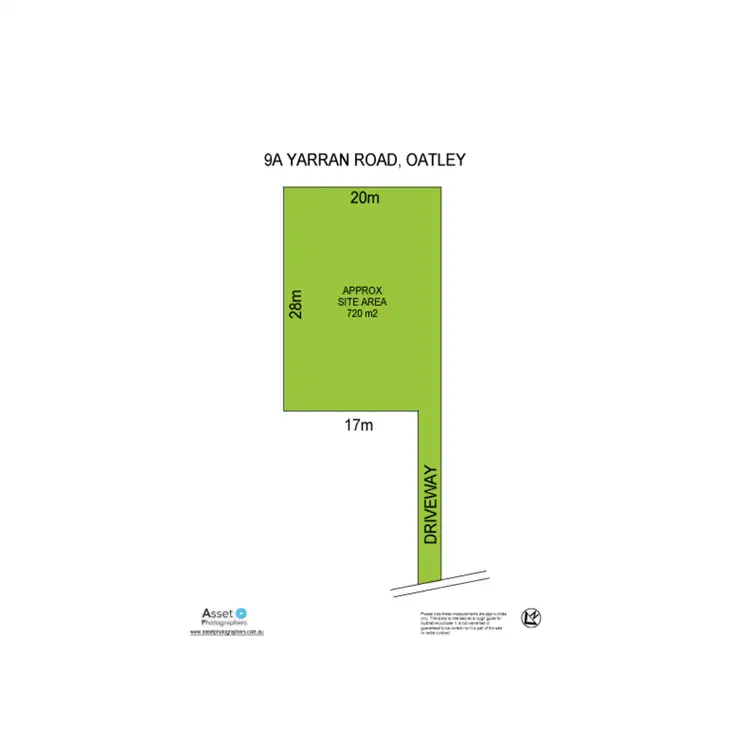 Floorplan of Homely land listing, 9A Yarran Road, Oatley NSW 2223