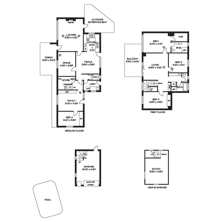 Floorplan of Homely house listing, 51 Thirkell Avenue, Beaumont SA 5066
