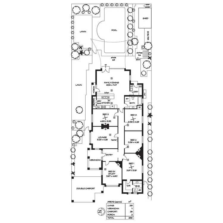 Floorplan of Homely house listing, 19 Gurney Road, Dulwich SA 5065