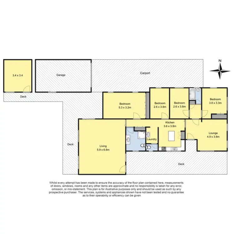 Floorplan of Homely house listing, 15 Dunoon Street, Colac VIC 3250