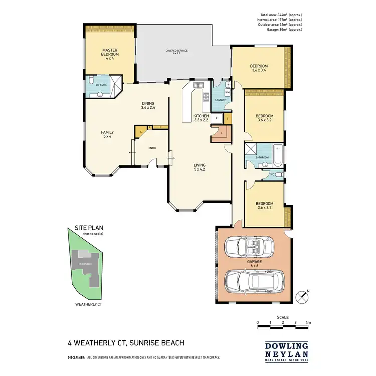Floorplan of Homely house listing, 4 Weatherly Court, Sunrise Beach QLD 4567