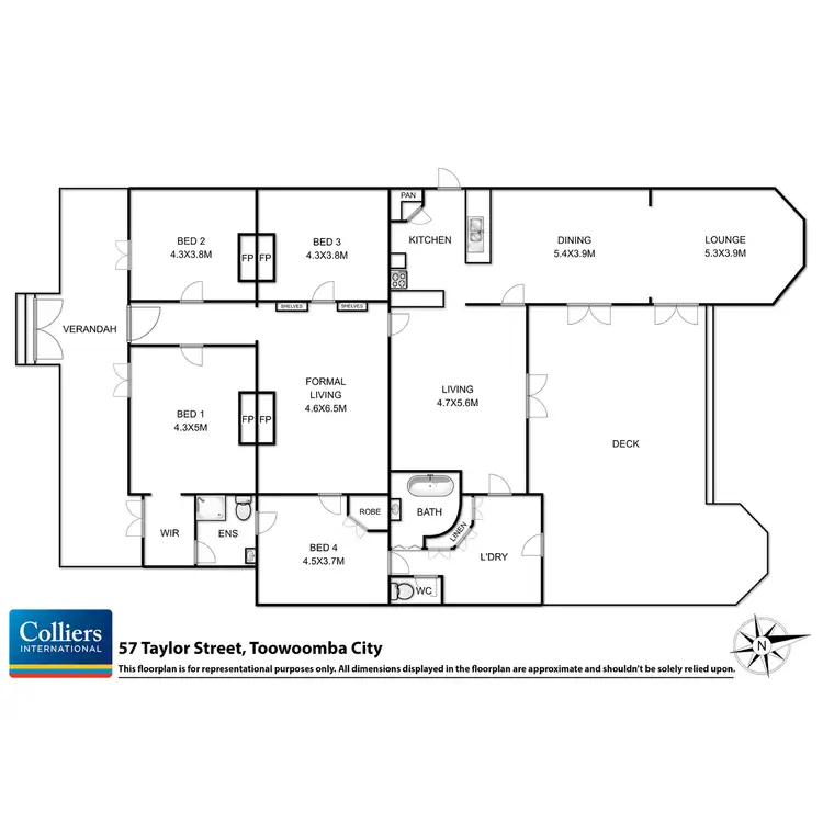 Floorplan of Homely house listing, 57 Taylor Street, Toowoomba City QLD 4350