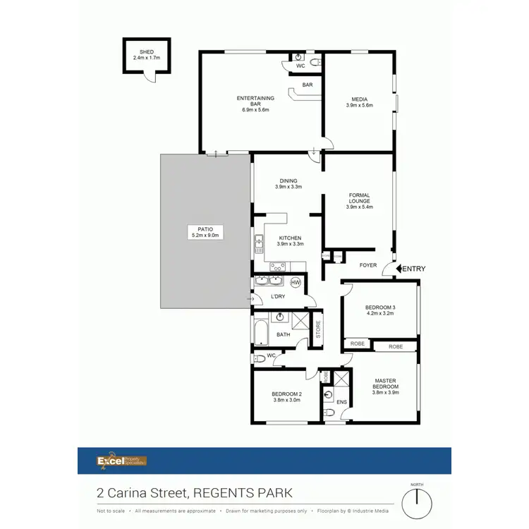 Floorplan of Homely house listing, 2 Carina Street, Regents Park QLD 4118