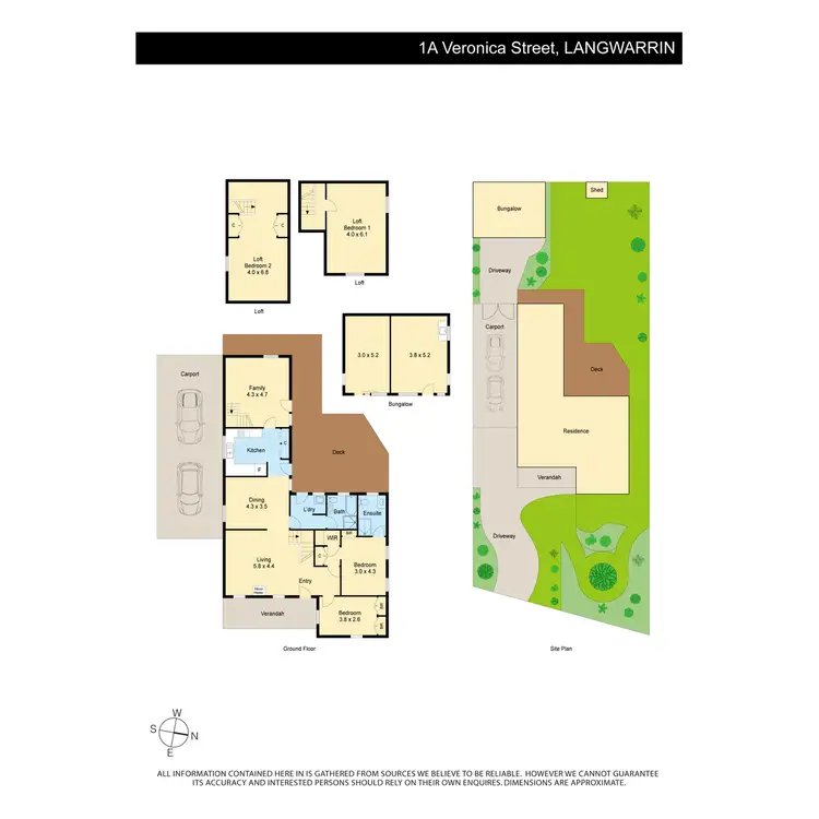 Floorplan of Homely house listing, 1a Veronica Street, Langwarrin VIC 3910