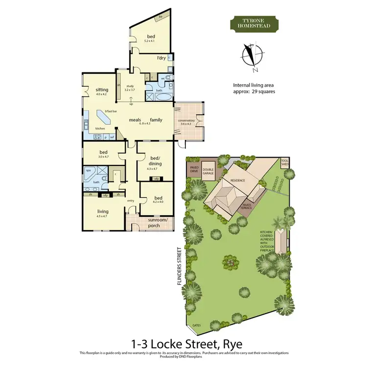 Floorplan of Homely house listing, 1-3 Locke Street, Rye VIC 3941