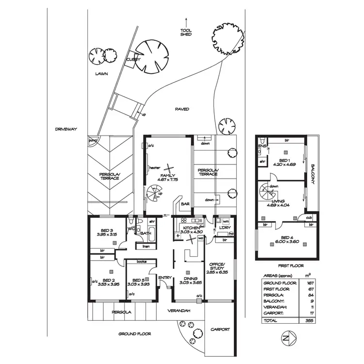 Floorplan of Homely house listing, 660 Greenhill Road, Burnside SA 5066