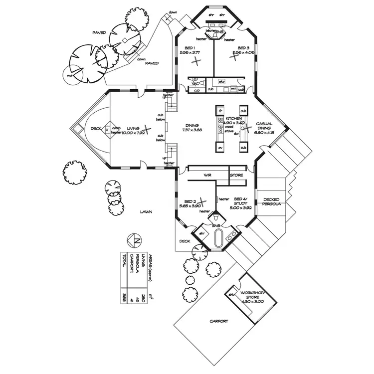 Floorplan of Homely house listing, 119B Old Mount Barker Road, Stirling SA 5152
