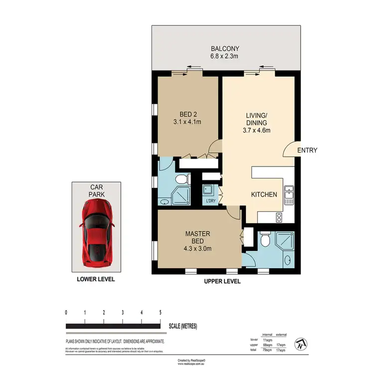 Floorplan of Homely unit listing, 57/35 Morrow Street, Taringa QLD 4068