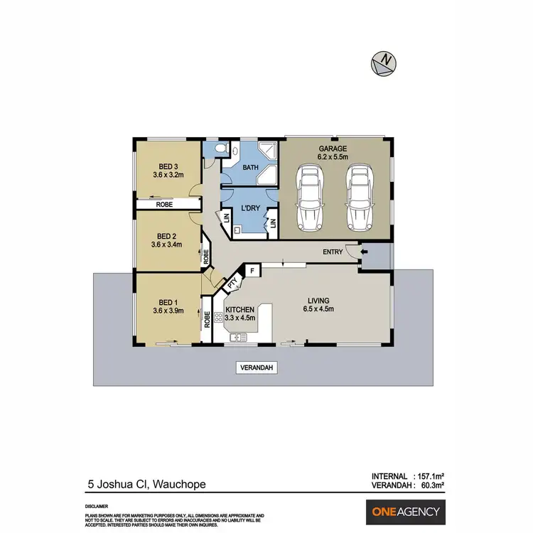 Floorplan of Homely house listing, 5 Joshua Close, Wauchope NSW 2446