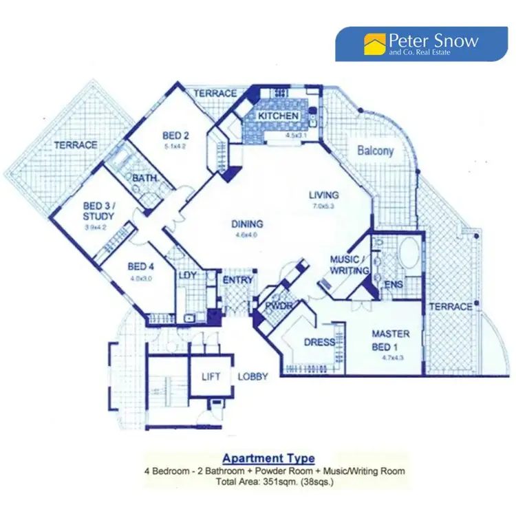 Floorplan of Homely apartment listing, 514/31 Tourist Road, East Toowoomba QLD 4350