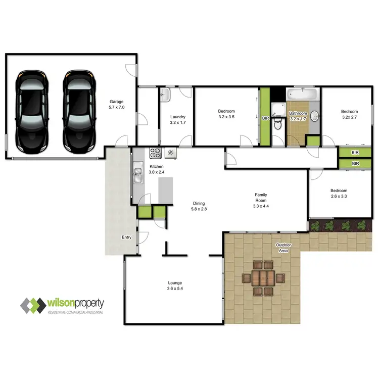 Floorplan of Homely house listing, 2 Rangeview Drive, Traralgon VIC 3844