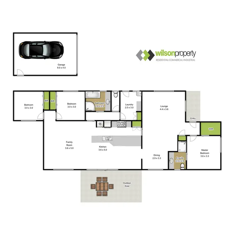 Floorplan of Homely house listing, 4 Kassandra Drive, Traralgon VIC 3844