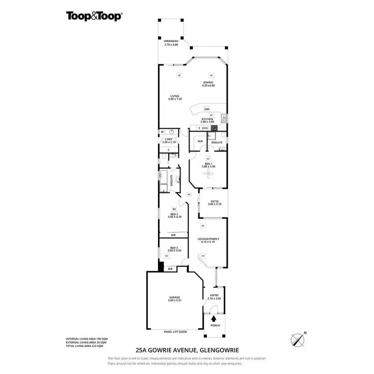 Floorplan of Homely house listing, 25A Gowrie Avenue, Glengowrie SA 5044